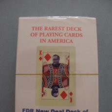 Barajas de cartas: BARAJA ROOSEVELT FDR NEW DEAL DECK OF 1934, USA, NUEVA, PRECINTADA. Lote 83369030