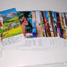 Barajas de cartas: JUEGO DE BARAJA DE 33 CARTAS DE ERASE UNA VEZ EL HOMBRE - 1979 - FOURNIER - COMPLETA
