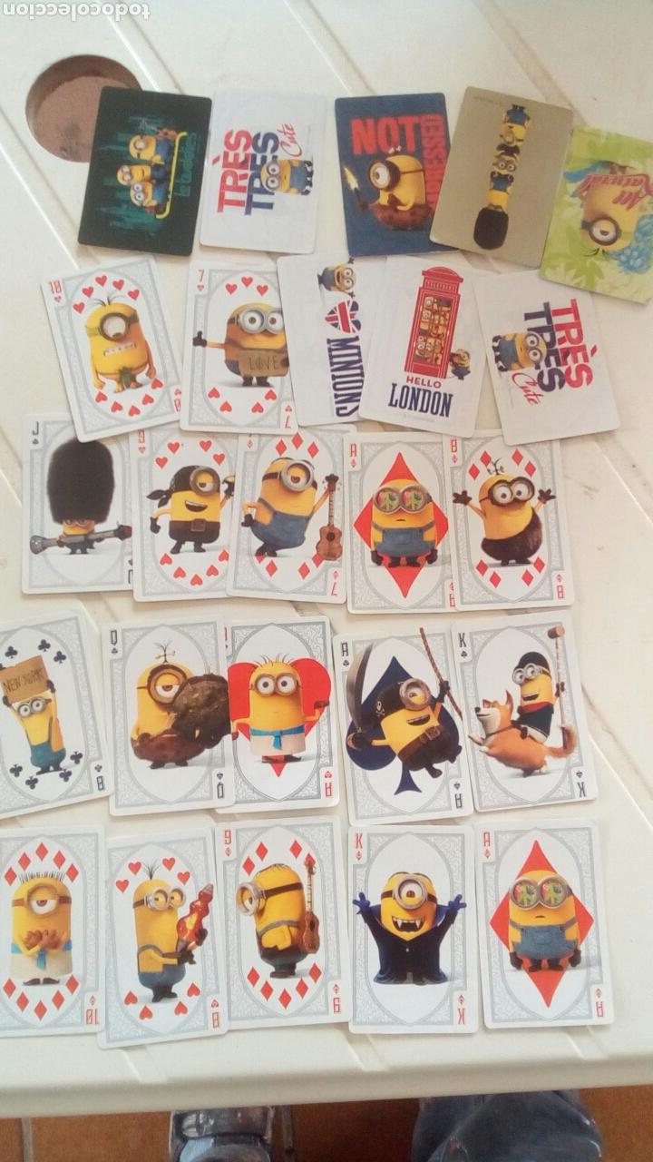 Barajas de cartas: 25 cartas Minions universal estudios - Foto 1