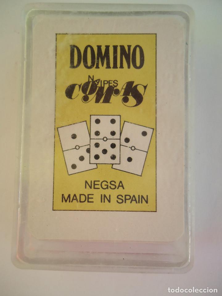 Barajas de cartas: MINI BARAJA DE COMAS DEL DOMINO. - Foto 1