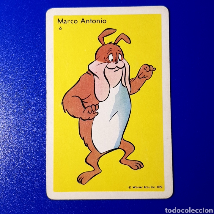 Barajas de cartas: Carta N&deg;6 - MARCO ANTONIO - Foto 1