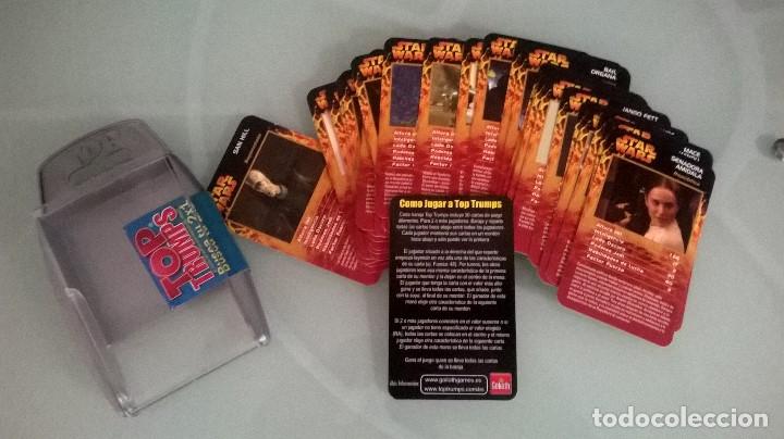 Barajas de cartas: BARAJA TOP TRUMPS STAR WARS, EPISODIOS I-II-III, GOLIATH 2005