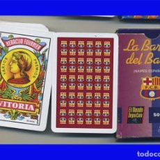Barajas de cartas: BARAJA DE CARTAS DE POKER CLUB FUTBOL BARCELONA FOURNIER EDITADA POR EL MUNDO DEPORTIVO EN SU CAJA