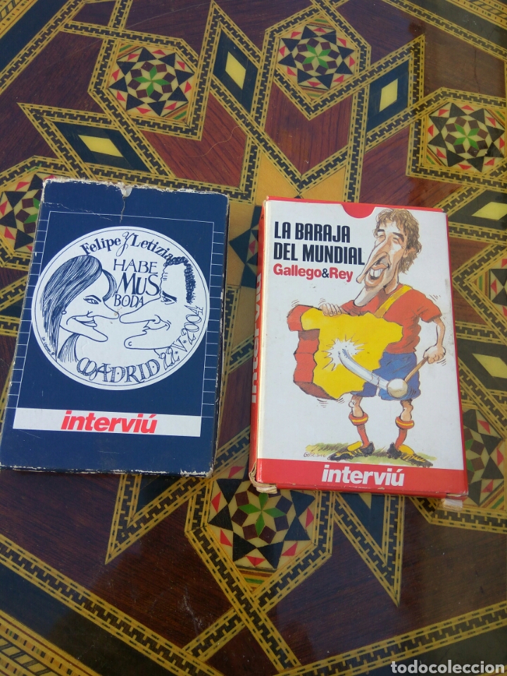 Barajas de cartas: BARAJA CARTAS INTERVIU LOTE DE DOS - Foto 1