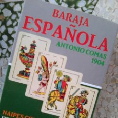 Barajas de cartas: BARAJA ESPAÑOLA NAIPES COMAS 1797-2007 . ANTONIO COMAS 1904 - ESCASA