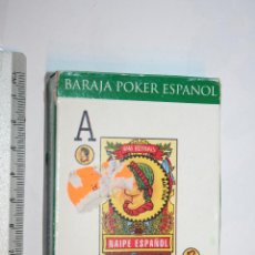 Barajas de cartas: BARAJA CARTAS POKER ESPAÑOL *** JUEGO 55 NAIPES OPACO MARFIL ***