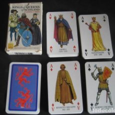 Barajas de cartas: BARAJA POKER. REYES Y REINAS DE ESCOCIA, KINGS & QUEENS OF SCOTLAND. Lote 118664907