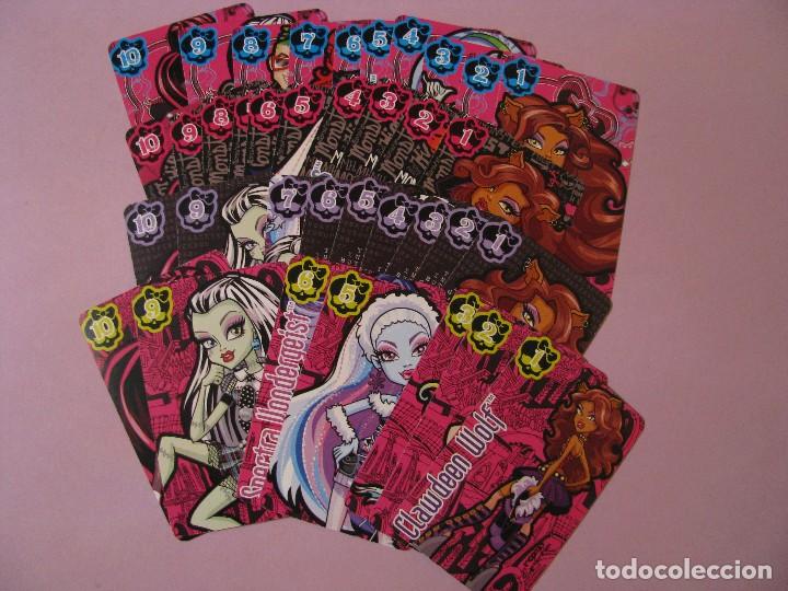 Barajas de cartas: 36 CARTAS SUELTAS DE MONSTER HIGH. - Foto 1