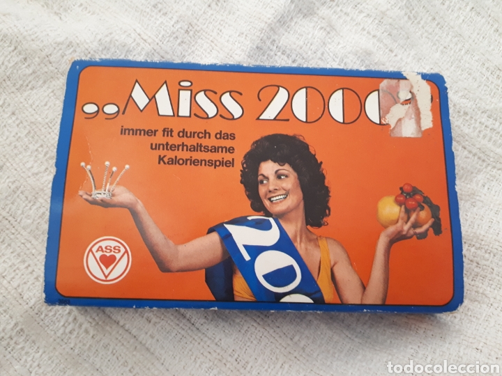 Barajas de cartas: Curioso juego mesa cartas calorías alemán Miss 2000 viel spaß Ihre Ass - Foto 1 - 123647514