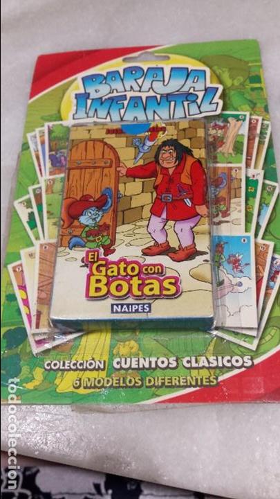 Barajas de cartas: Baraja infantil. El gato con botas. - Foto 1