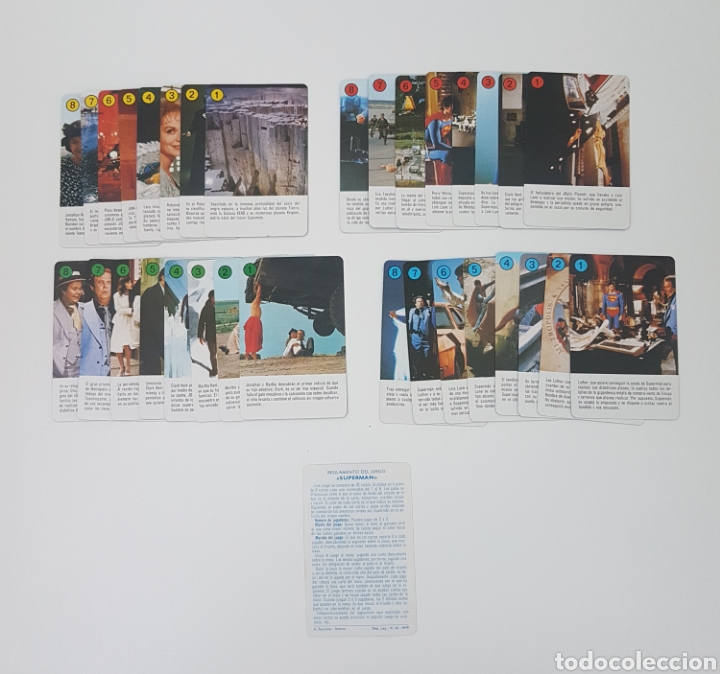 Barajas de cartas: Baraja cartas SUPERMAN - Fournier - Año 1979 - Foto 3 - 286400253
