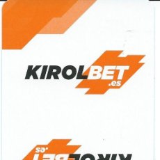Barajas de cartas: BARAJA ESPAÑOLA APUESTAS DEPORTIVAS KIROLBET-FOURNIER-AÑO 2000