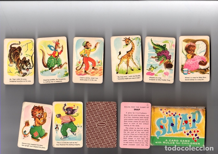 Download snap. a card game with rules for children. whit - Comprar Barajas Infantiles en todocoleccion ...