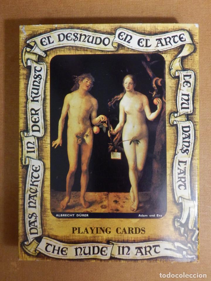 BARAJA DE 55 CARTAS - NAIPES H. FOURNIER - EL DESNUDO EN EL ARTE - NUEVA, SIN USO (Juguetes y Juegos - Cartas y Naipes - Barajas de Póker)
