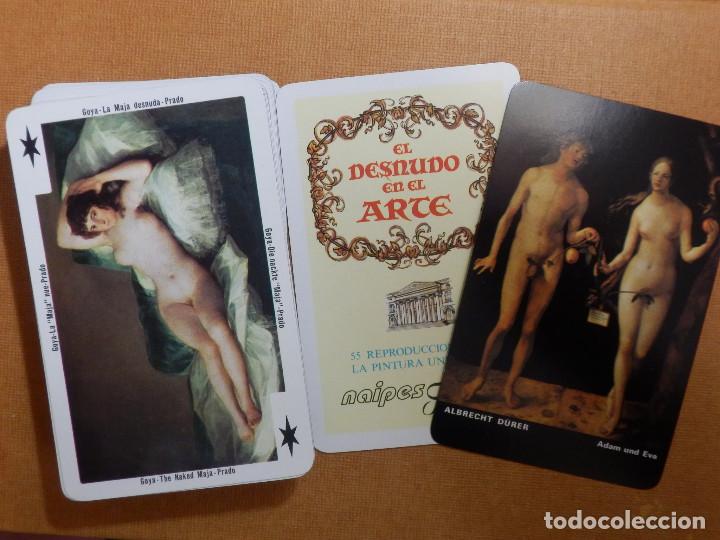 Barajas de cartas: Baraja de 55 Cartas - Naipes H. Fournier - El desnudo en el arte - Nueva, sin uso - Foto 3 - 138918606