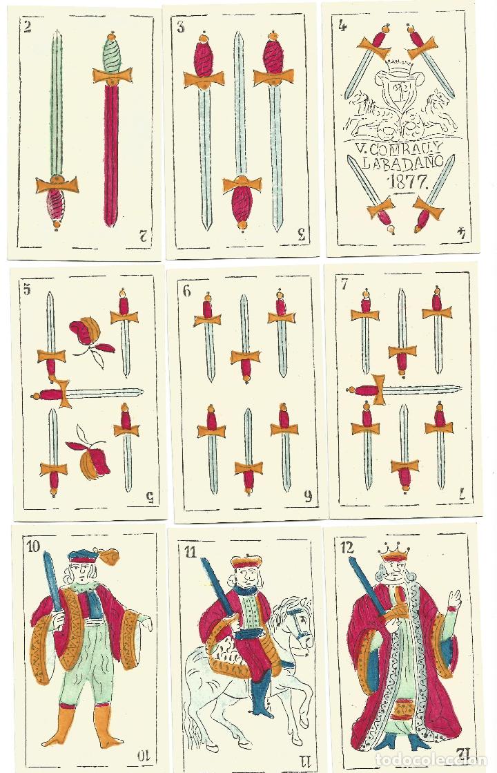 Barajas de cartas: BARAJA SIGLO XIX - Foto 4