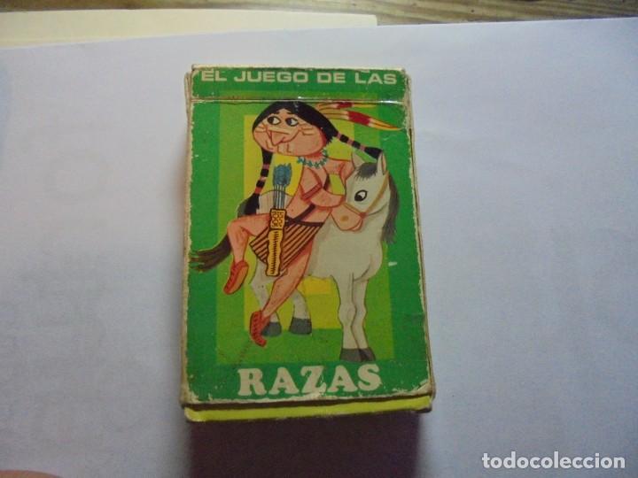 CAJA VACIA DEL JUEGO DE LAS RAZAS EDICIONES RECREATIVAS (Juguetes y Juegos - Cartas y Naipes - Barajas Infantiles)