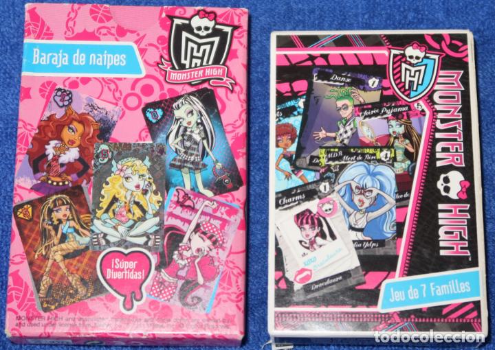 Barajas de cartas: Monster High - Lote de 2 barajas &iexcl;Impecables! - Foto 1