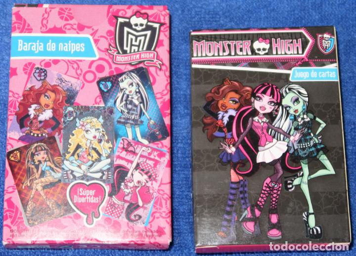 Barajas de cartas: Monster High - Lote de 2 barajas &iexcl;Impecables! - Foto 1