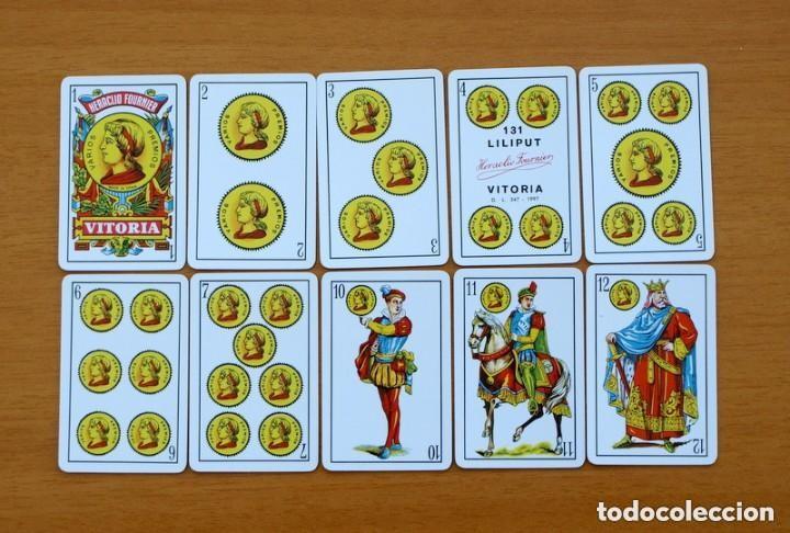 Baraja Cartas Española Liliput Playing Cards | 40-Card Spanish Deck | Small 37x57 Mm Compact Size