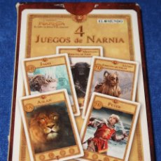 Baralhos de cartas: 4 JUEGOS DE NARNIA - EL MUNDO. Lote 150144274