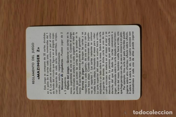 Barajas de cartas: BARAJA DE CARTAS MAZINGER Z - Foto 6