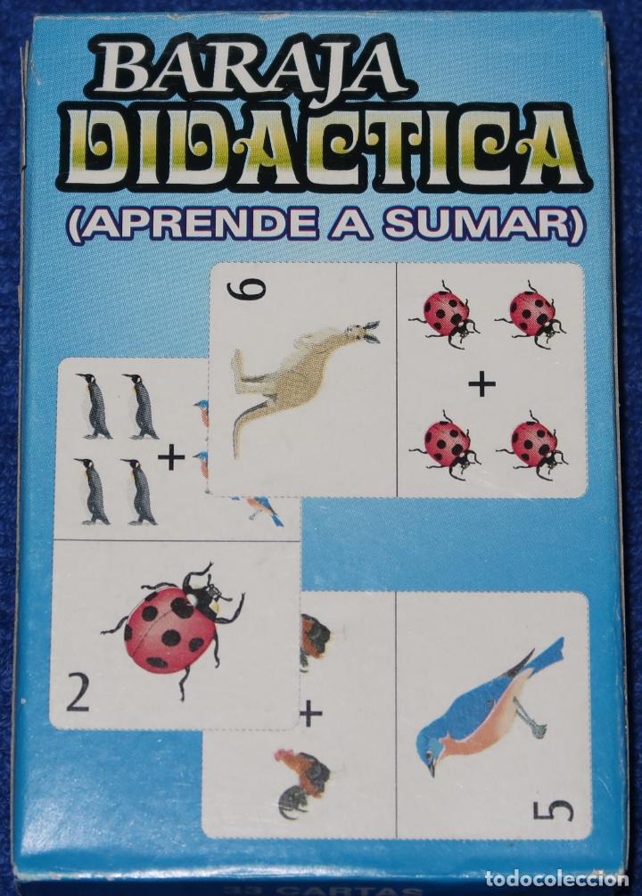 Barajas de cartas: Baraja did&aacute;ctica - Aprende a sumar - Foto 1
