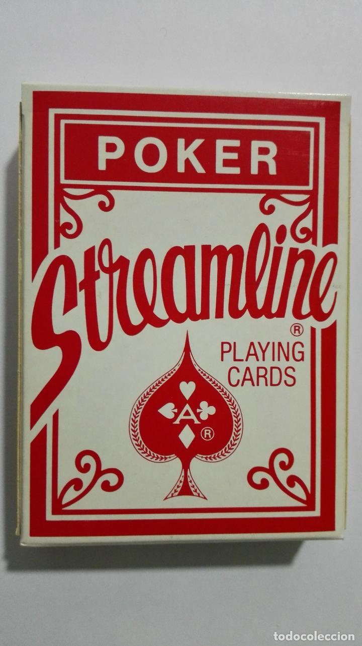 NAIPES, PLAYING CARDS, STREAMLINE POKER Nº1, ROJO (Juguetes y Juegos - Cartas y Naipes - Barajas de Póker)