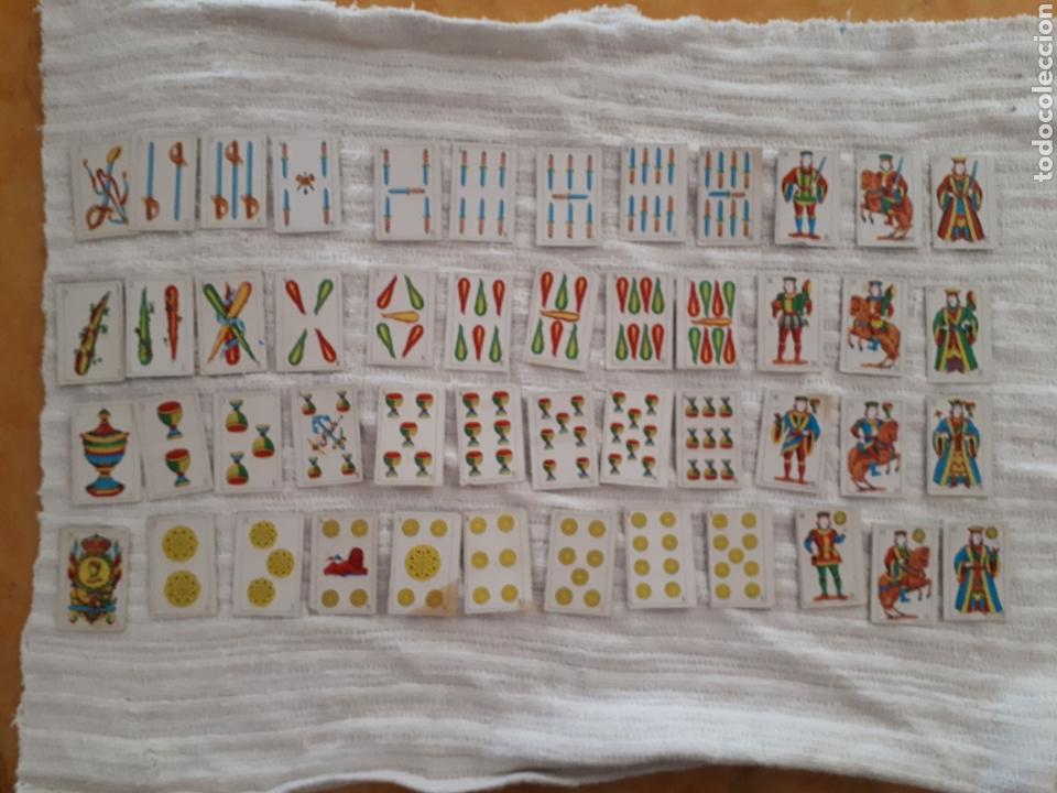 Barajas de cartas: Mini baraja cartas espa&ntilde;ola - Foto 1