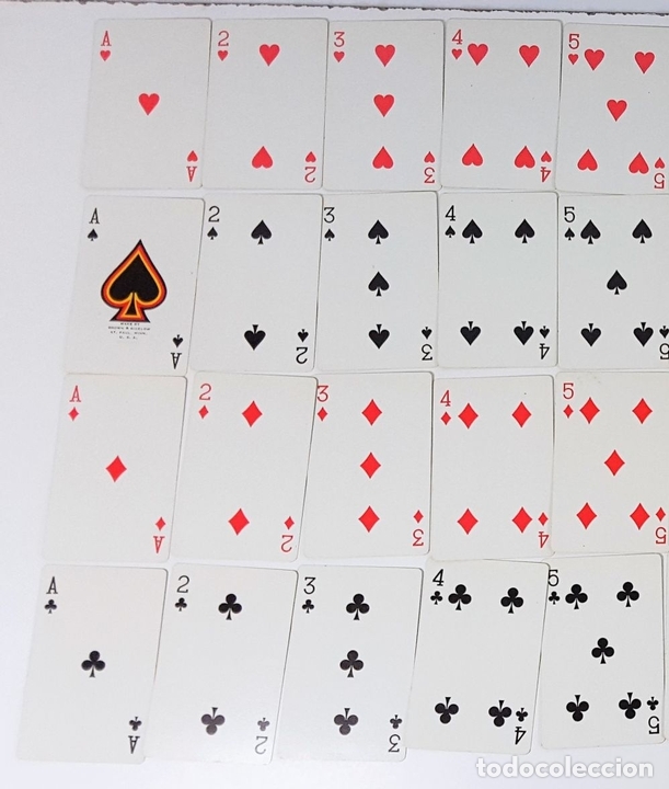 Barajas de cartas: 2 BARAJAS DE POKER. BROWN - Foto 3