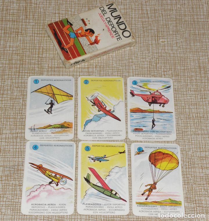 Barajas de cartas: Baraja infantil Mundo del deporte comas años 70 - Foto 4 - 161697262