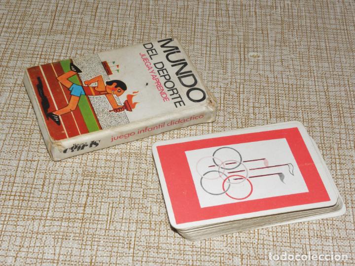 Barajas de cartas: Baraja infantil Mundo del deporte comas años 70 - Foto 2 - 161697262