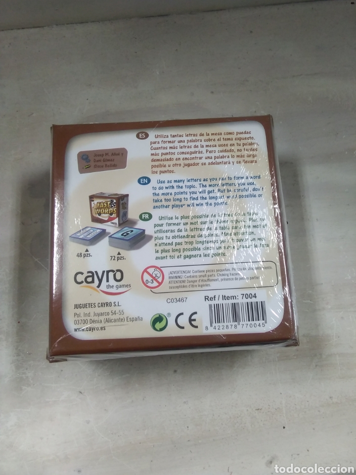 Barajas de cartas: Juego de cartas Fast Words. - Foto 2