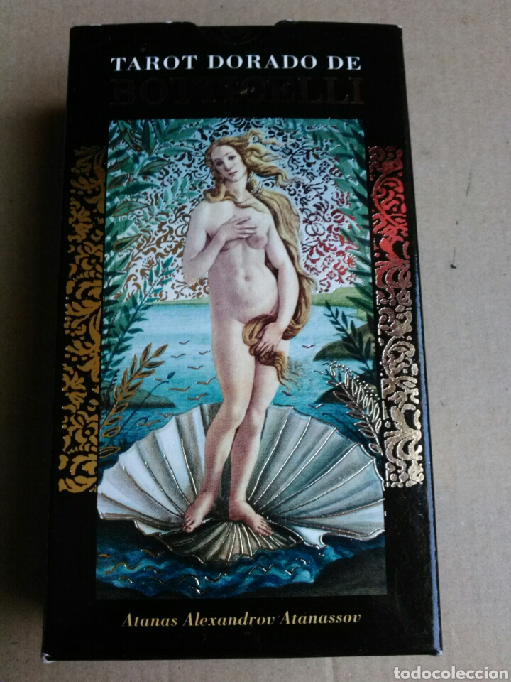 Barajas de cartas: BOTTICHELLI TAROT DORADO. - Foto 4