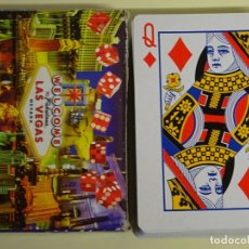 Barajas de cartas: BARAJA DE CARTAS DE PÓKER. WELCOME TO FABULOUS LAS VEGAS NEVADA CASINOS. 90 GR