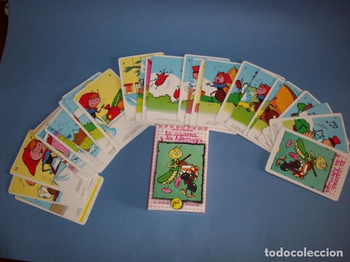 Barajas de cartas: baraja la cigarra y la hormiga comas - Foto 1