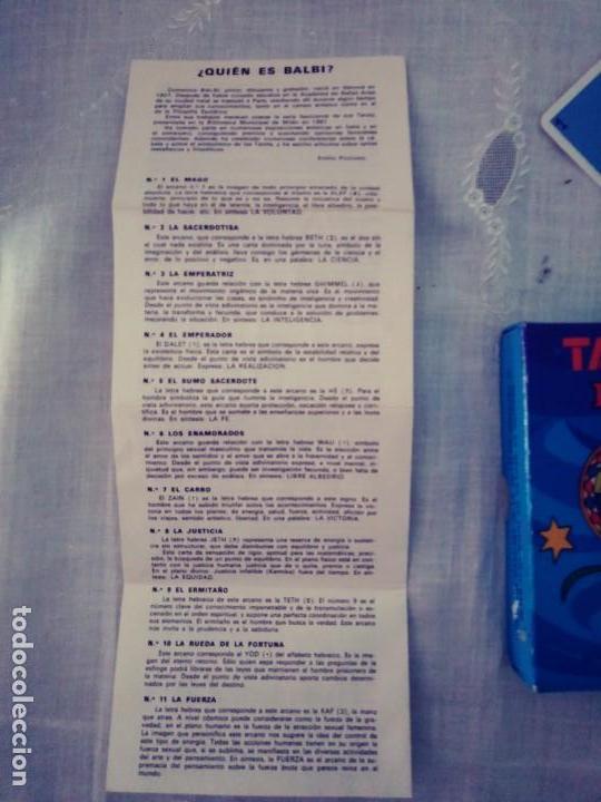 Barajas de cartas: Tarot Balbi - Foto 3