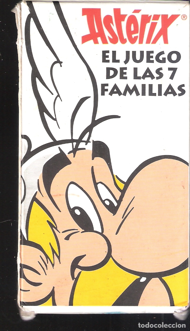 Barajas de cartas: Asterix. El juego de las 7 familias. Salvat.