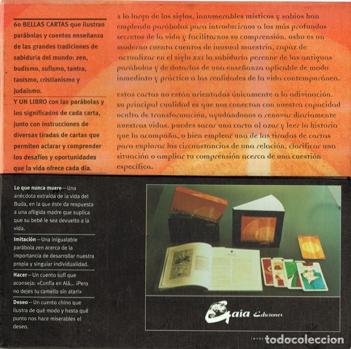 Barajas de cartas: OSHO JUEGO DE LA TRANSFORMACI&Oacute;N 60 CARTAS - Foto 4