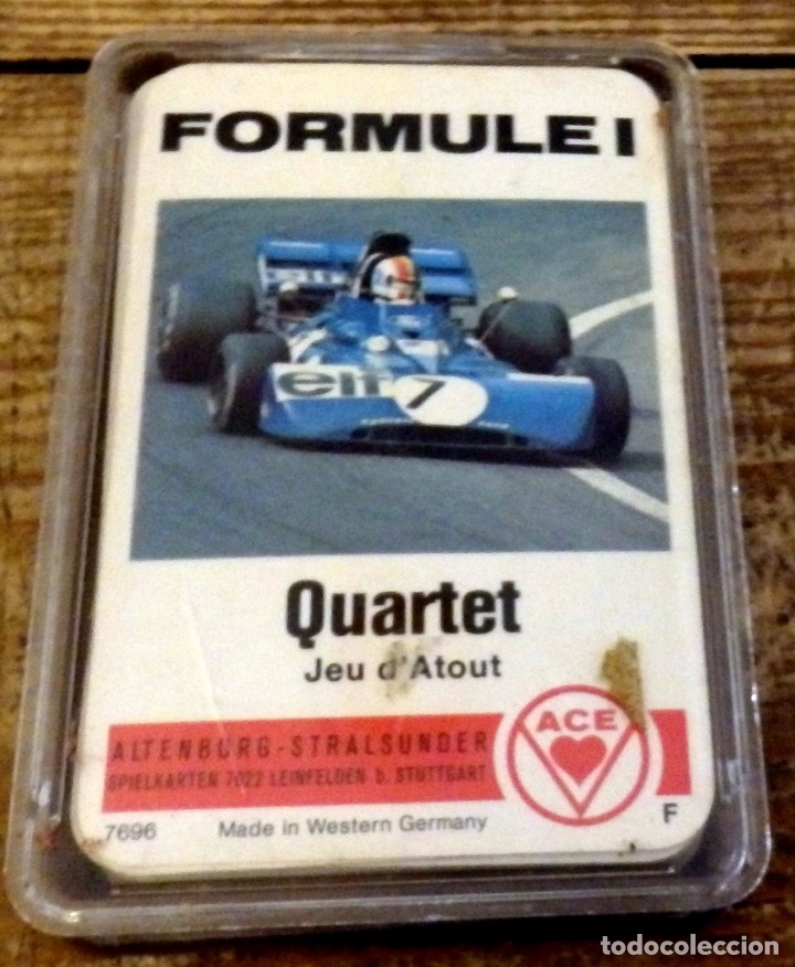 Barajas de cartas: Baraja de Formula I. Quartet. Completa.32 cartas - Foto 1
