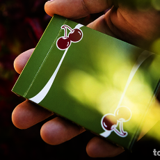 Barajas de cartas: CHERRY CASINO FREMONTS (SAHARA GREEN) PLAYING CARDS BY PURE IMAGINATION PROJECTS. Lote 174540098