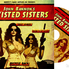 Barajas de cartas: TWISTED SISTERS 2.0 (DVD AND GIMMICK)BICYCLE BACK BY JOHN BANNON - TRICK.TRUCO. Lote 174540123