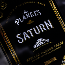 Barajas de cartas: THE PLANETS: SATURN PLAYING CARDS. Lote 174540512
