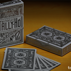 Barajas de cartas: LIMITED EDITION TALLY-HO MASTERCLASS (WHITE) PLAYING CARDS. Lote 174540613