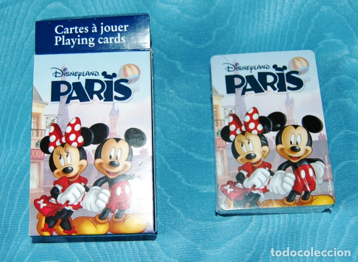 JUEGO DE CARTAS DE MICKEY Y MINNIE MOUSE, DE DISNEYLAND PARIS. (Juguetes y Juegos - Cartas y Naipes - Barajas Infantiles)