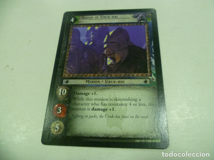 Barajas de cartas: Carta de El Se&ntilde;or de los Anillos - Foto 1