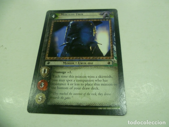 Barajas de cartas: Carta de El Se&ntilde;or de los Anillos - Foto 1