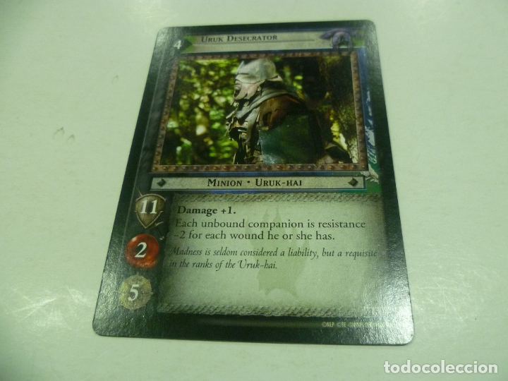 Barajas de cartas: Carta de El Se&ntilde;or de los Anillos - Foto 1