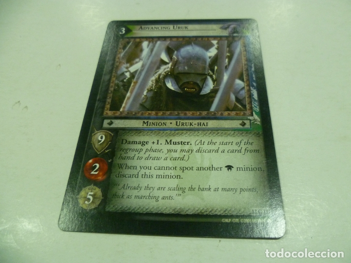 Barajas de cartas: Carta de El Se&ntilde;or de los Anillos - Foto 1