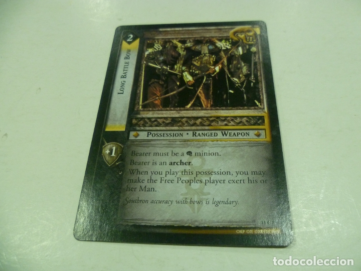 Barajas de cartas: Carta de El Se&ntilde;or de los Anillos - Foto 1